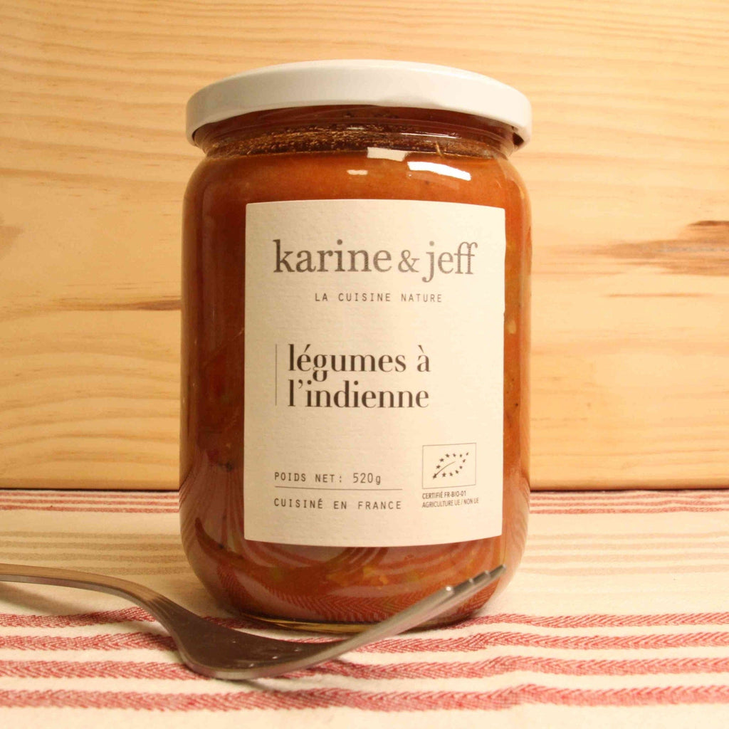 Légumes à l'Indienne BIO - 520g Karine & Jeff vrac-zero-dechet-ecolo-toulouse