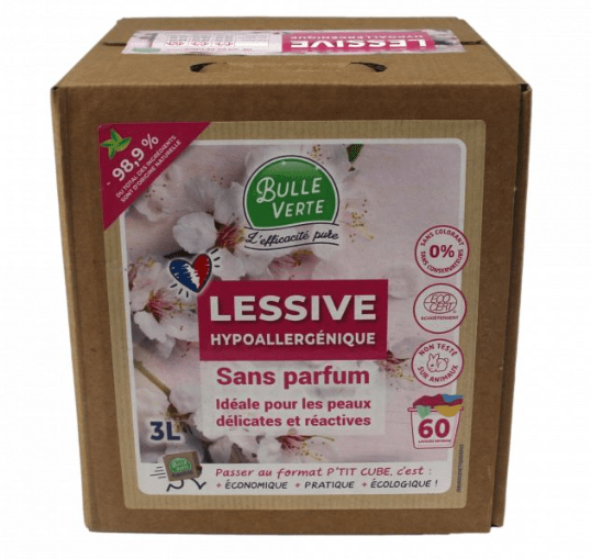 Lessive hypoallergénique écologique - BIB 3L Bulle Verte vrac-zero-dechet-ecolo-toulouse