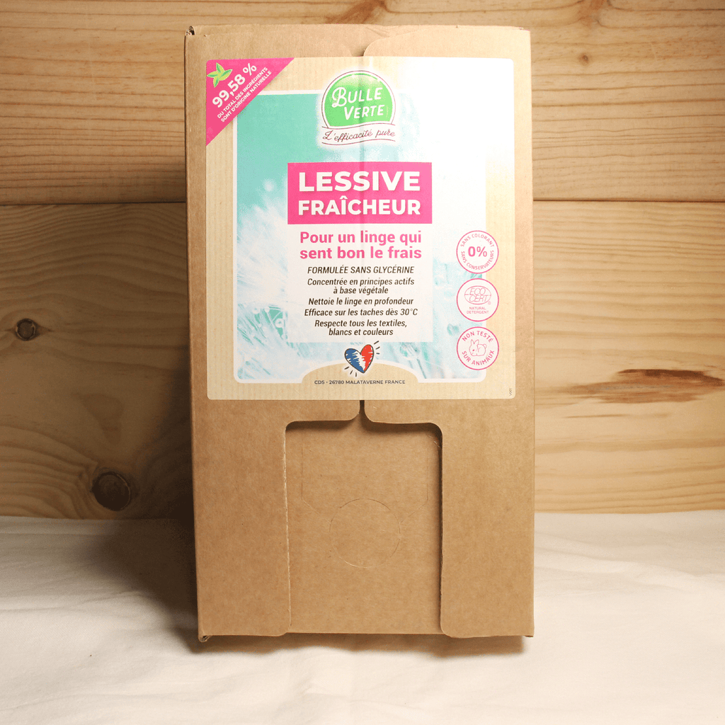 Lessive liquide fraîcheur écologique - BIB 10L Bulle Verte vrac-zero-dechet-ecolo-toulouse