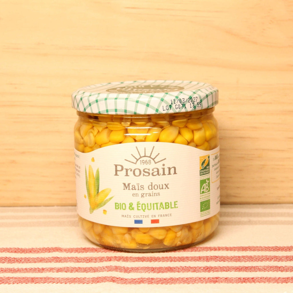 Maïs doux BIO - 240g net égoutté Prosain vrac-zero-dechet-ecolo-toulouse
