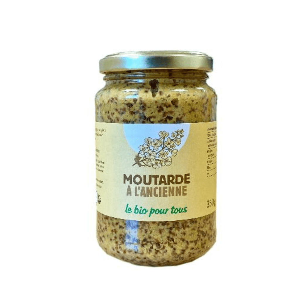 Moutarde à l'ancienne France BIO - 360g Le bio pour tous vrac-zero-dechet-ecolo-toulouse