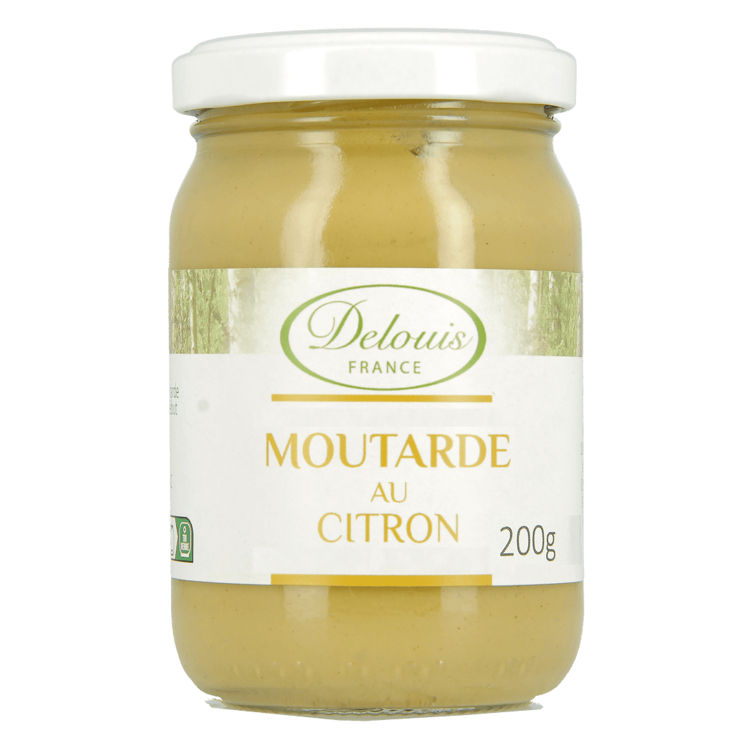 Moutarde de Dijon au Citron BIO - 200g Delouis vrac-zero-dechet-ecolo-toulouse
