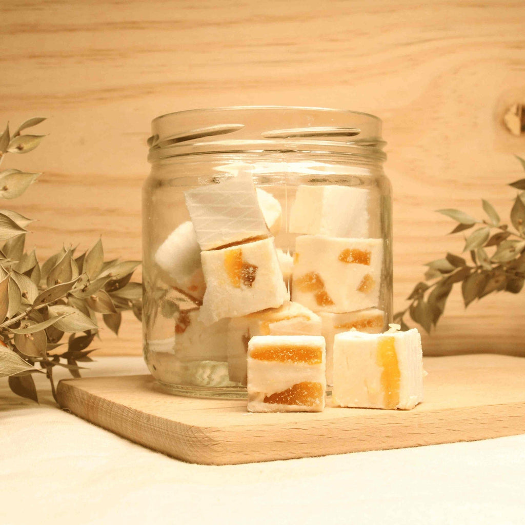Nougats tendres aux écorces d'orange - 150g - ANTIGASPI Les 3 Abeilles vrac-zero-dechet-ecolo-toulouse