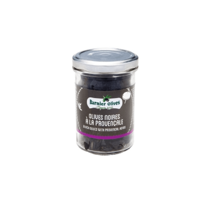 Olives Noires à la Provençale - 125g net égoutté Barnier Olives vrac-zero-dechet-ecolo-toulouse