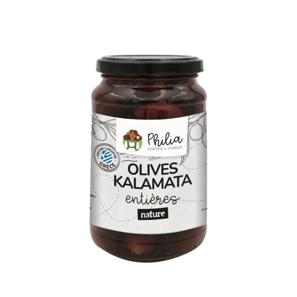 Olives noires kalamata dénoyautées BIO - 340g Philia vrac-zero-dechet-ecolo-toulouse