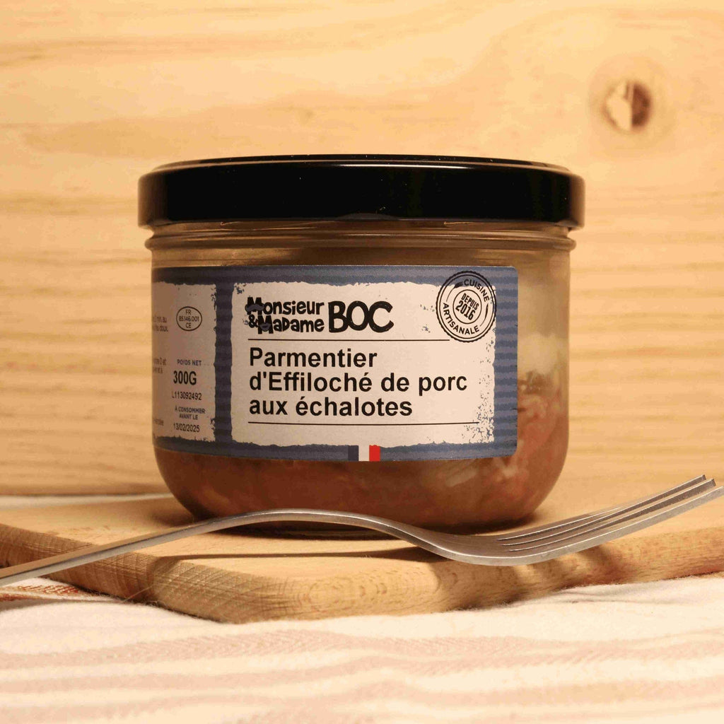 Parmentier d'effiloché de porc aux échalotes - 320g La Centrale du Bocal vrac-zero-dechet-ecolo-toulouse