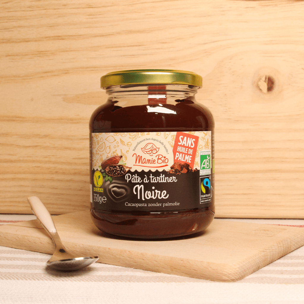 Pâte à tartiner chocolat noir BIO - 350g - ANTIGASPI Mamie Bio vrac-zero-dechet-ecolo-toulouse