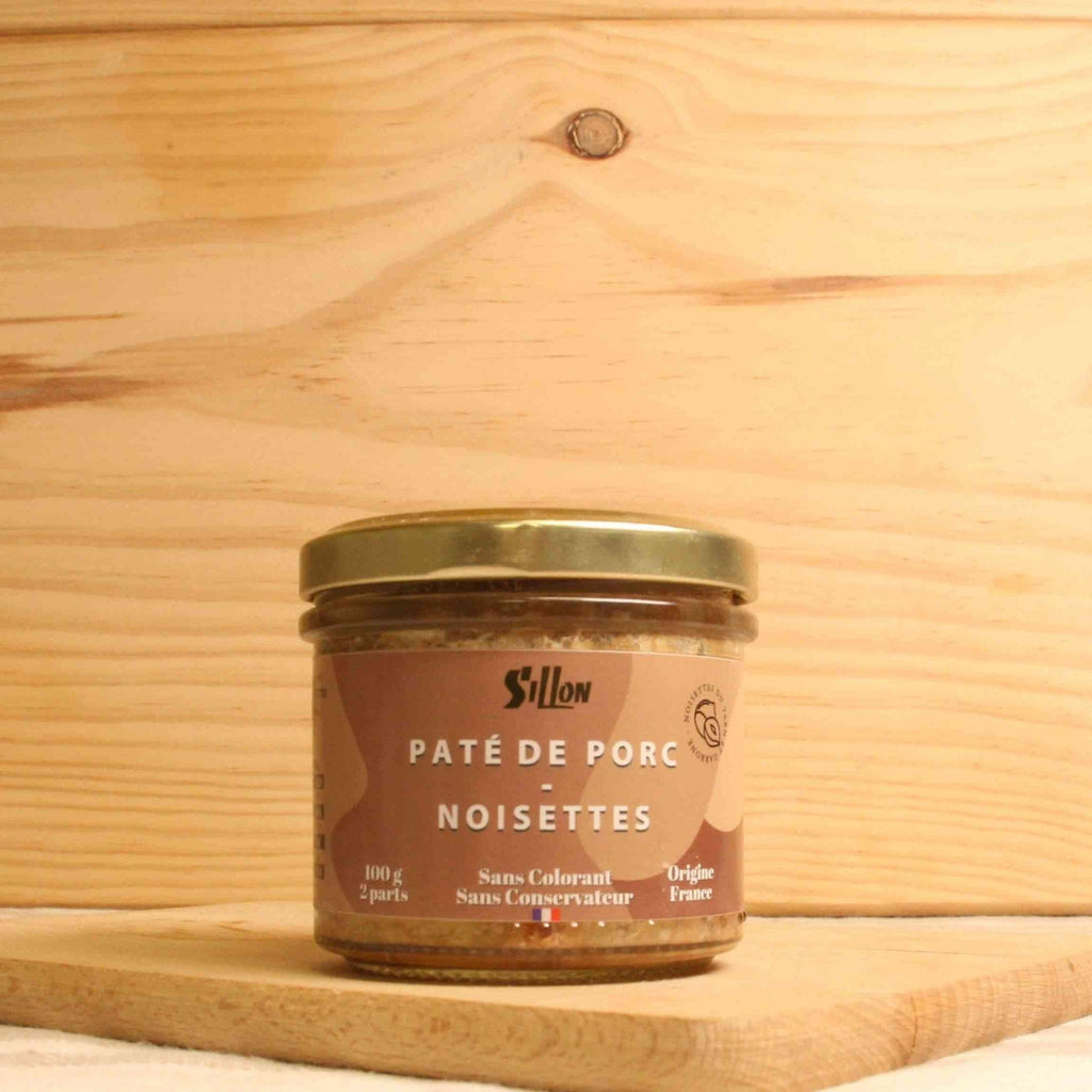 Pâté de campagne aux noisettes - 100g Conserverie Sillon vrac-zero-dechet-ecolo-toulouse