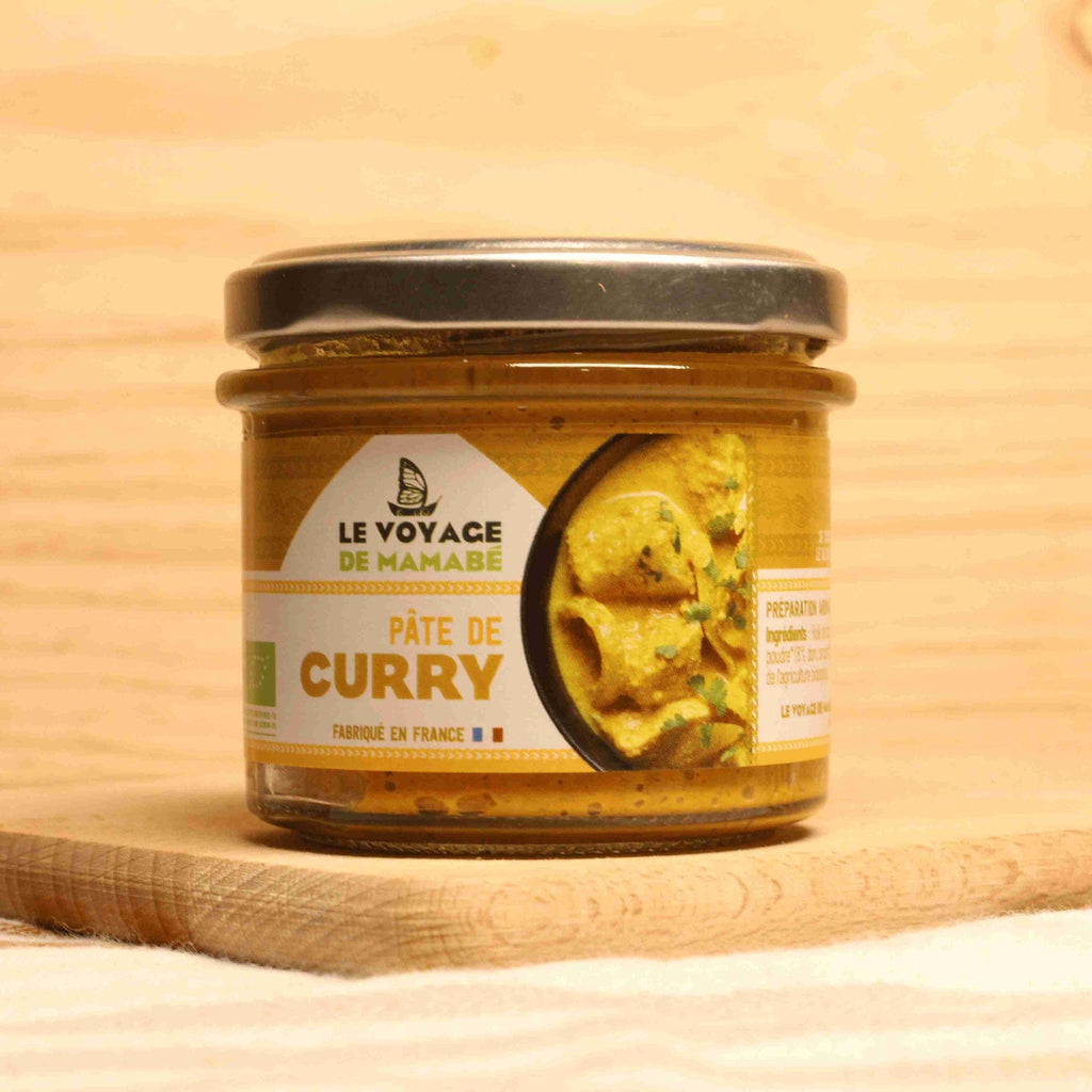 Pâte de curry BIO - 105g Le voyage de Mamabé vrac-zero-dechet-ecolo-toulouse