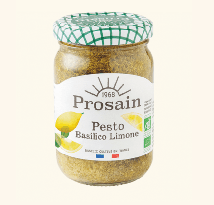 Pesto basilic citron BIO - 185g Prosain vrac-zero-dechet-ecolo-toulouse