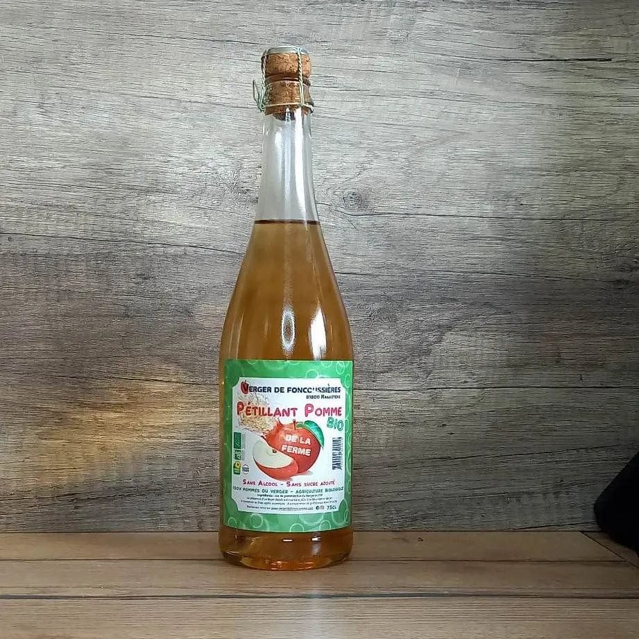 Pétillant de pomme - 75 cl Verger de Foncoussières vrac-zero-dechet-ecolo-toulouse