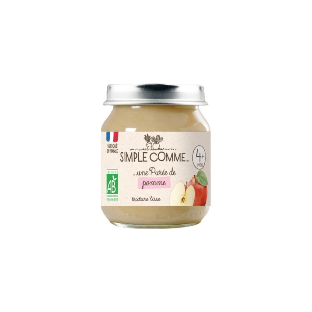 Petit pot bébé Pomme BIO - dès 4 mois - 125g - ANTIGASPI Simple comme vrac-zero-dechet-ecolo-toulouse