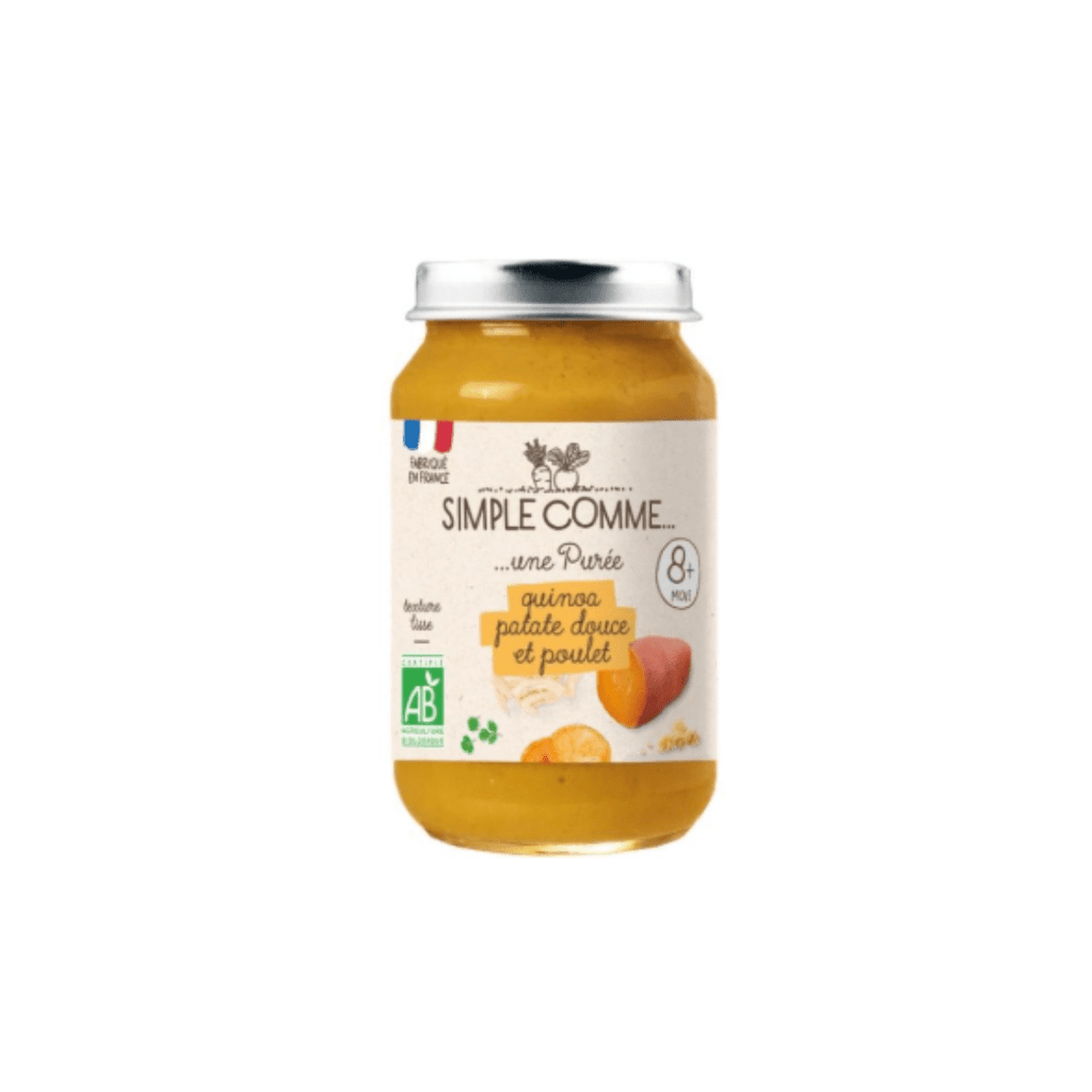 Pot bébé Quinoa Patate Douce Poulet BIO - dès 8 mois - 200g - ANTIGASPI Simple comme vrac-zero-dechet-ecolo-toulouse