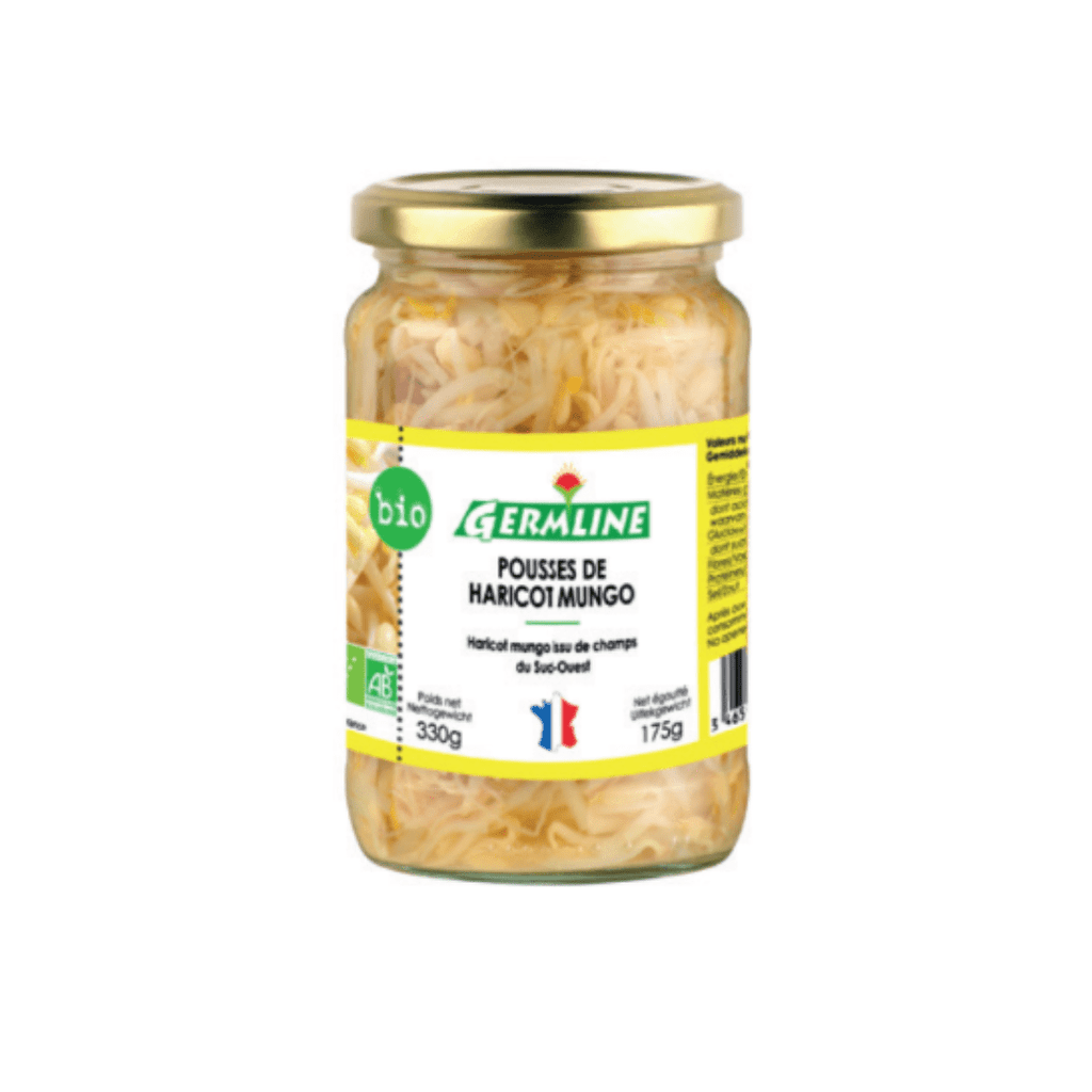 Pousses de haricot Mungo BIO - 175g net égoutté Germline vrac-zero-dechet-ecolo-toulouse