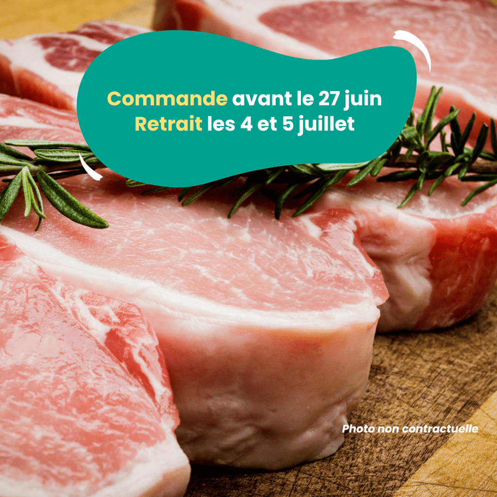 PRÉCOMMANDE AVEC ACOMPTE - Côtes de porc (800g à 1kg) Domaine des Tuileries vrac-zero-dechet-ecolo-toulouse