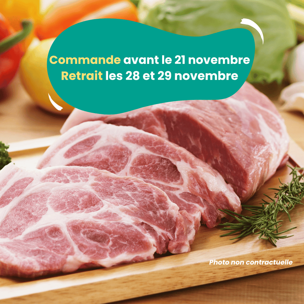 PRÉCOMMANDE AVEC ACOMPTE Filet mignon de Porc (900g à 1,3kg) Domaine des Tuileries vrac-zero-dechet-ecolo-toulouse