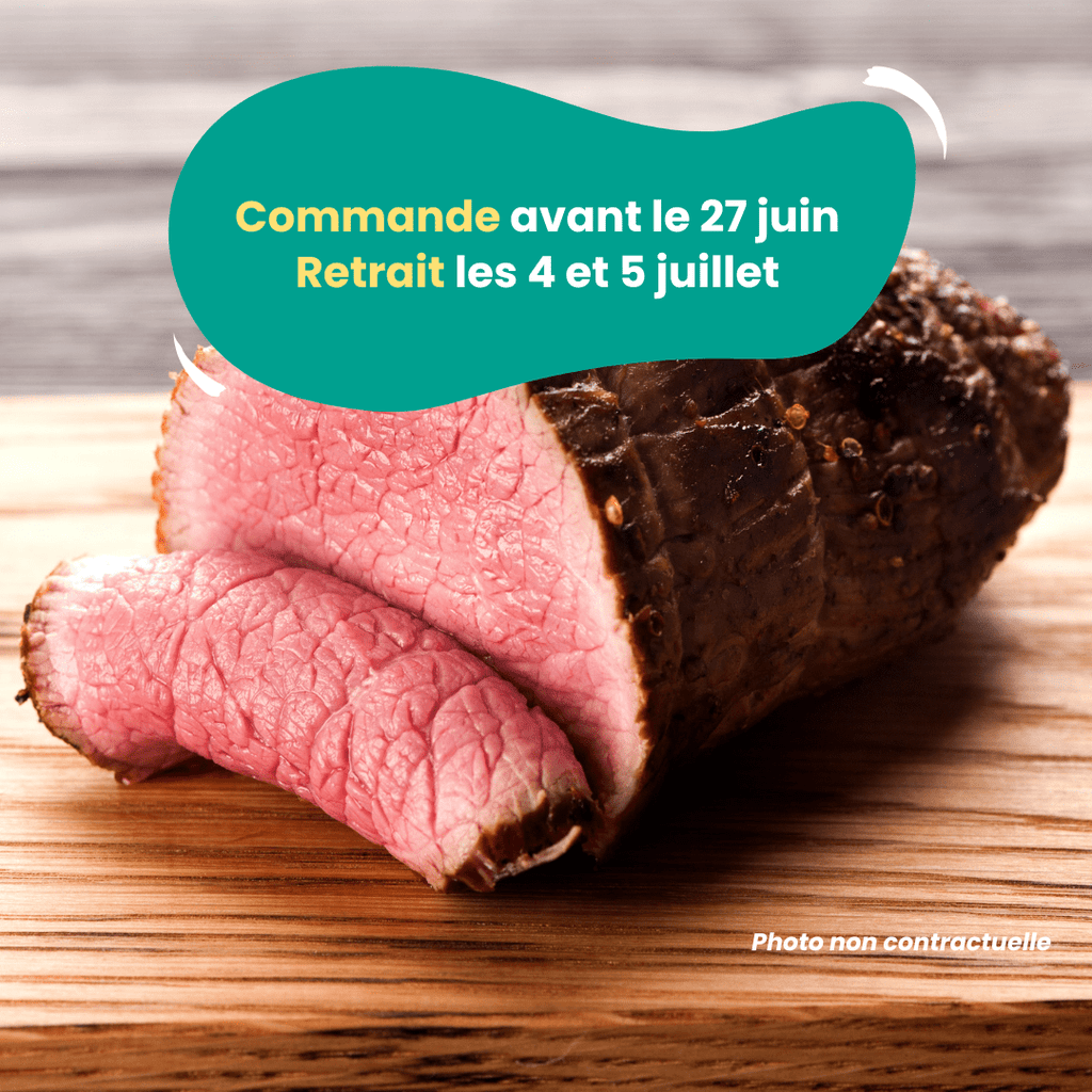 PRÉCOMMANDE AVEC ACOMPTE - Rôti de Boeuf (1kg à 1,5 kg) Domaine des Tuileries vrac-zero-dechet-ecolo-toulouse
