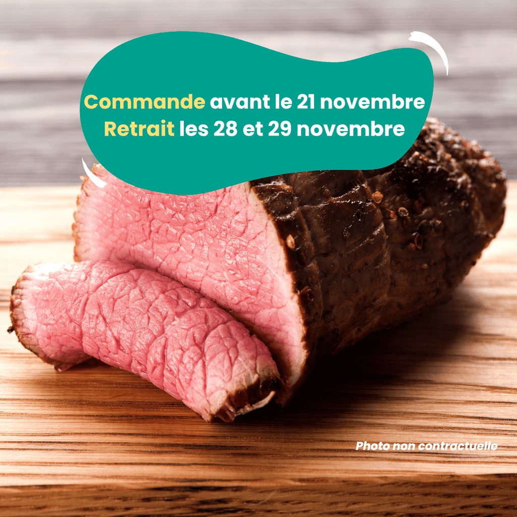PRÉCOMMANDE AVEC ACOMPTE - Rôti de Boeuf (1kg à 1,5 kg) Domaine des Tuileries vrac-zero-dechet-ecolo-toulouse