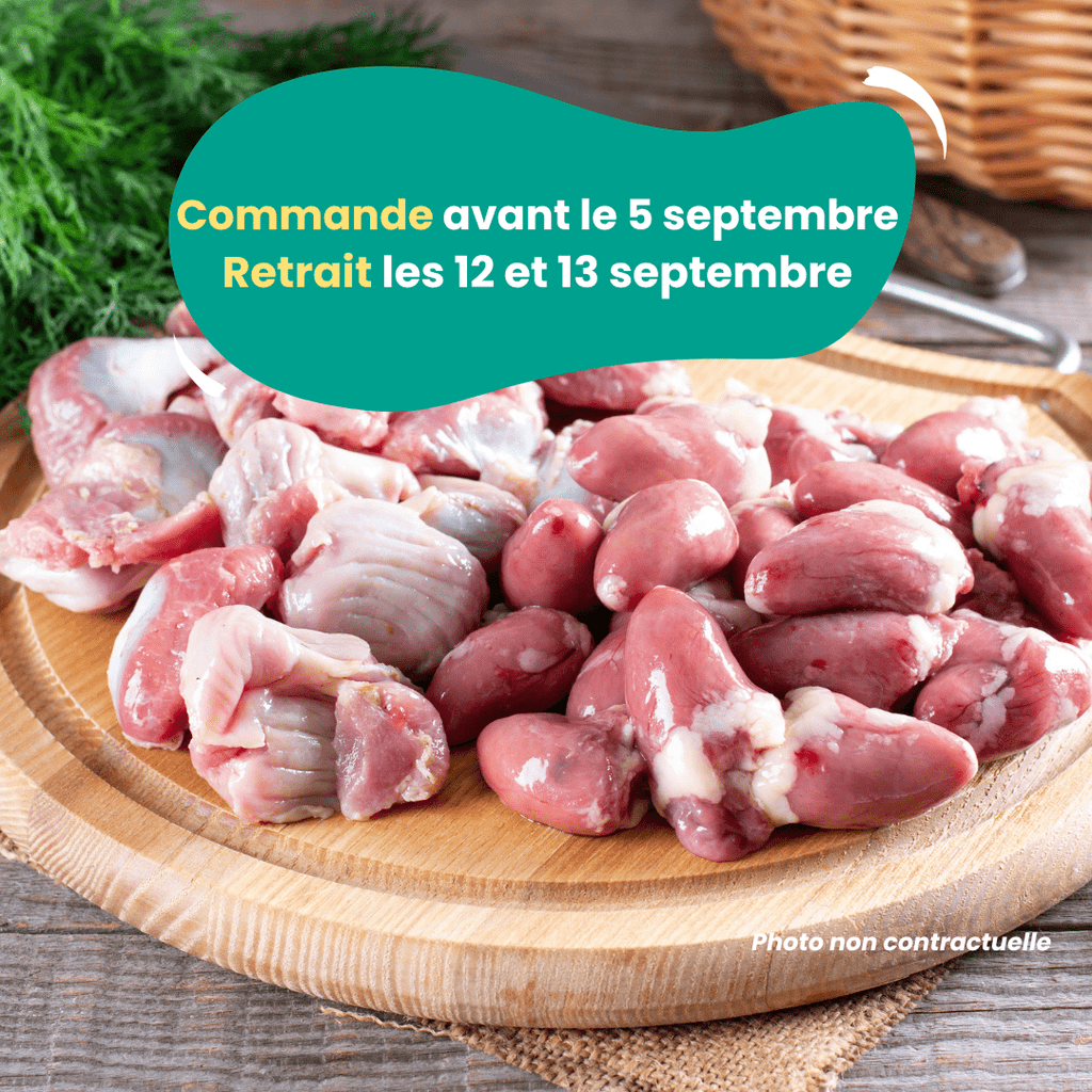 PRÉCOMMANDE Cœurs de canard (1kg) Domaine des Tuileries vrac-zero-dechet-ecolo-toulouse