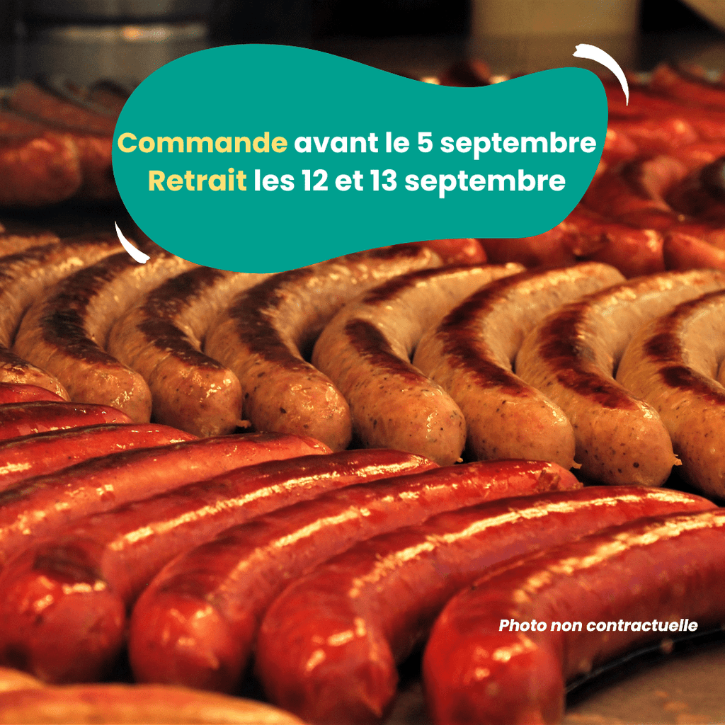 PRÉCOMMANDE Le colis de saucisse (2kg) Domaine des Tuileries vrac-zero-dechet-ecolo-toulouse