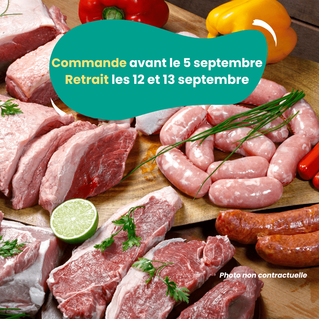 PRÉCOMMANDE Le colis de viande famille (3kg) Domaine des Tuileries vrac-zero-dechet-ecolo-toulouse