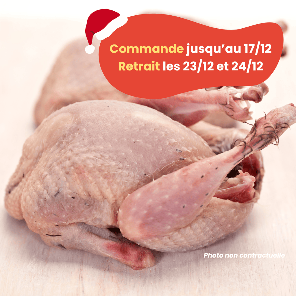 PRÉCOMMANDE Noël - ACOMPTE - Caille (450 à 850g) Domaine des Tuileries vrac-zero-dechet-ecolo-toulouse