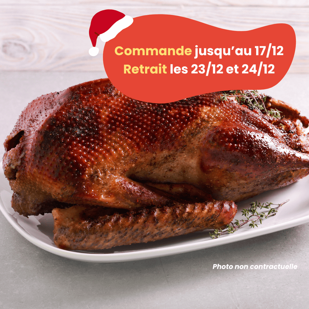 PRÉCOMMANDE Noël - ACOMPTE - Oie (3,8 à 4,8kg) Domaine des Tuileries vrac-zero-dechet-ecolo-toulouse