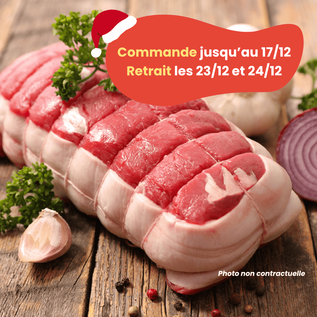 PRÉCOMMANDE Noël - ACOMPTE - Rôti de Boeuf (1 à 1,5kg) Domaine des Tuileries vrac-zero-dechet-ecolo-toulouse