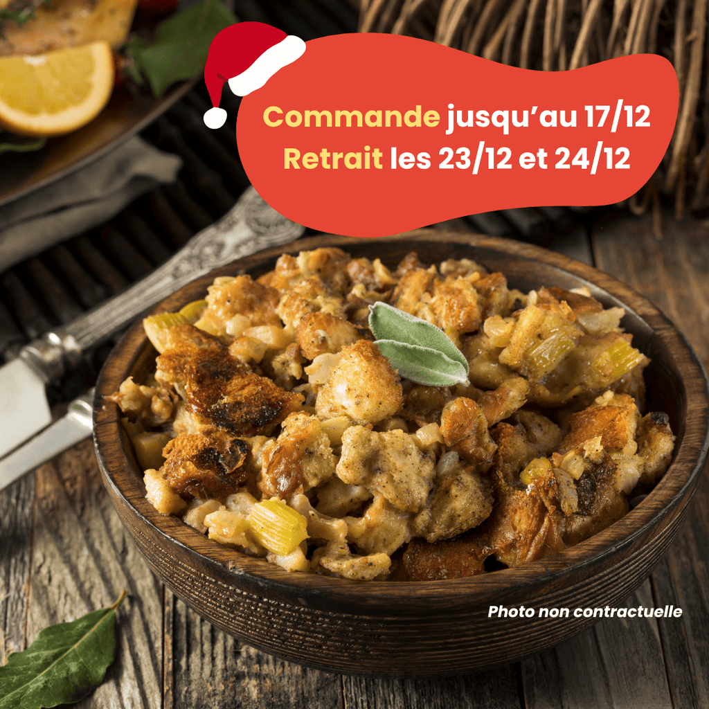 PRÉCOMMANDE Noël - Farce aux cèpes (500g) Domaine des Tuileries vrac-zero-dechet-ecolo-toulouse