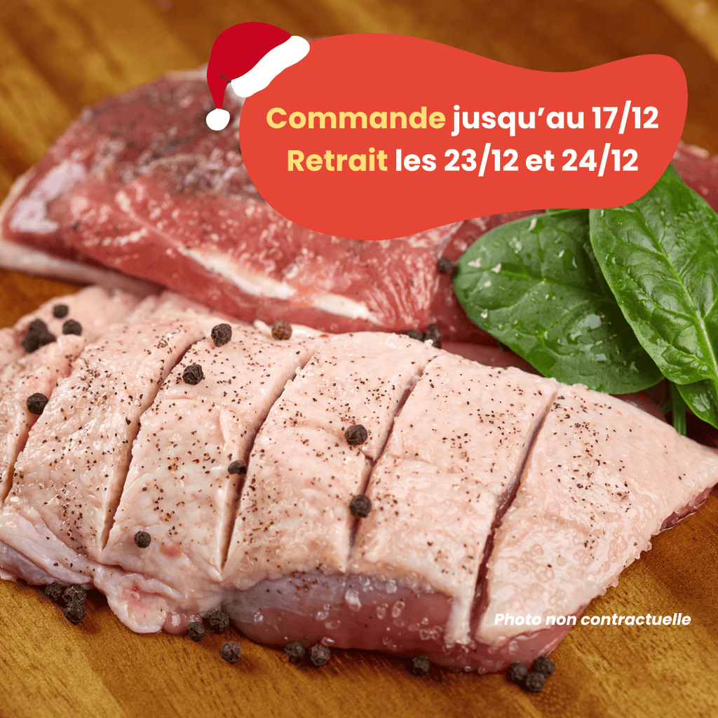 PRÉCOMMANDE Noël - Magret de Canard (à l'unité) Domaine des Tuileries vrac-zero-dechet-ecolo-toulouse