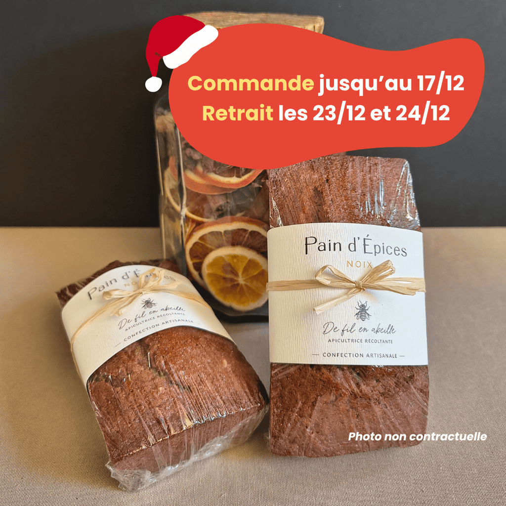 PRÉCOMMANDE Noël - Pain d'épices aux Noix - 260g De Fil en Abeille vrac-zero-dechet-ecolo-toulouse