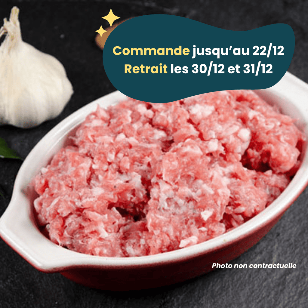 PRÉCOMMANDE Nouvel An - Chair à saucisse (1kg) Domaine des Tuileries vrac-zero-dechet-ecolo-toulouse