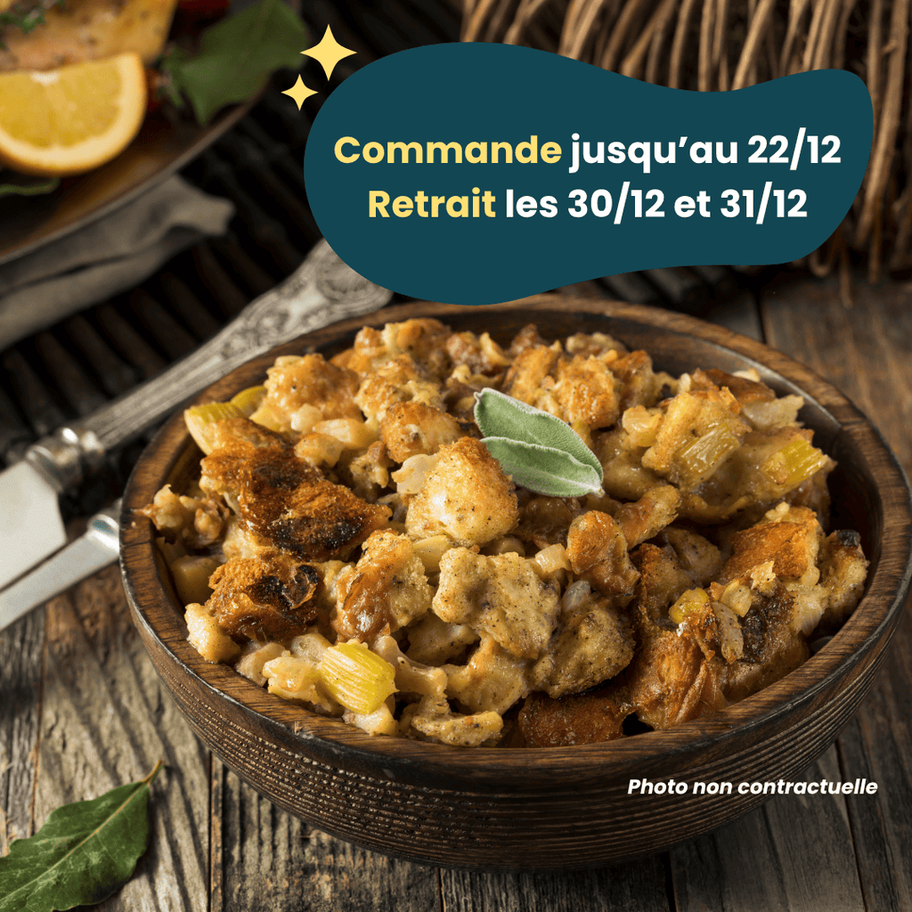 PRÉCOMMANDE Nouvel An - Farce aux cèpes (500g) Domaine des Tuileries vrac-zero-dechet-ecolo-toulouse