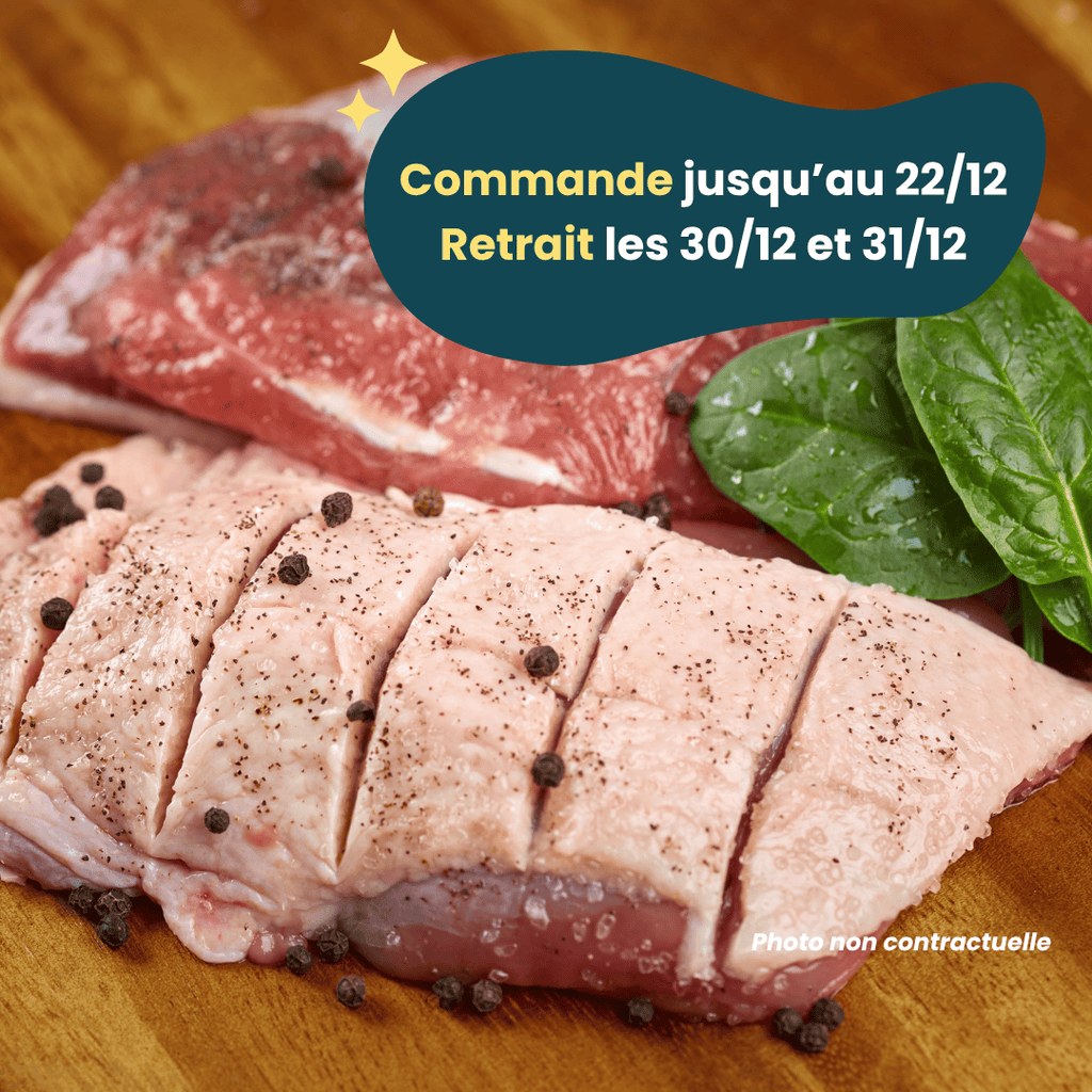 PRÉCOMMANDE Nouvel An - Magret de Canard (à l'unité) Domaine des Tuileries vrac-zero-dechet-ecolo-toulouse