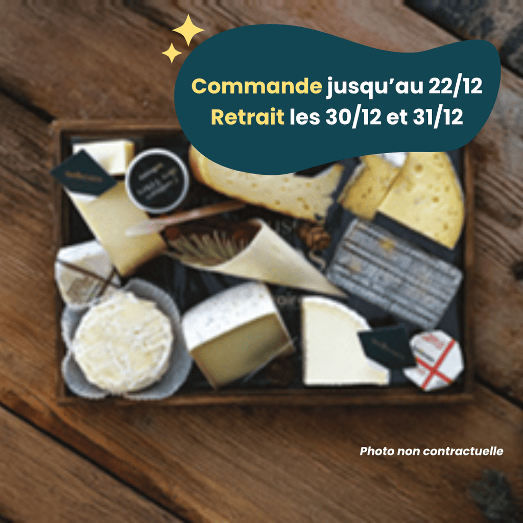 PRÉCOMMANDE Nouvel An - Plateau de fromages - 6/8 pers. Beillevaire vrac-zero-dechet-ecolo-toulouse
