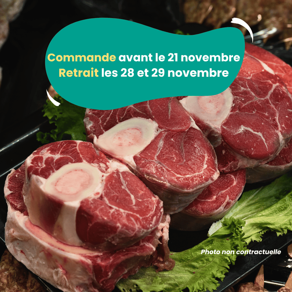 PRÉCOMMANDE Osso bucco de Veau (1kg) Domaine des Tuileries vrac-zero-dechet-ecolo-toulouse
