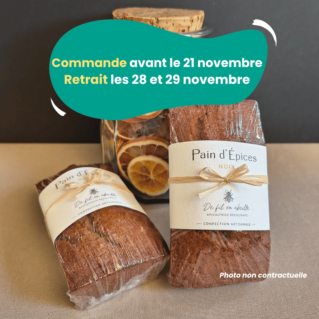 PRÉCOMMANDE - Pain d'épices aux Noix - 260g De Fil en Abeille vrac-zero-dechet-ecolo-toulouse
