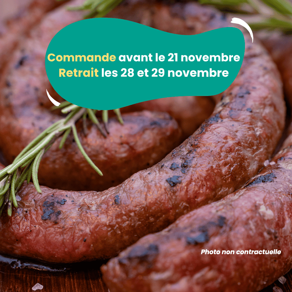 PRÉCOMMANDE Saucisse basque (1kg) Domaine des Tuileries vrac-zero-dechet-ecolo-toulouse