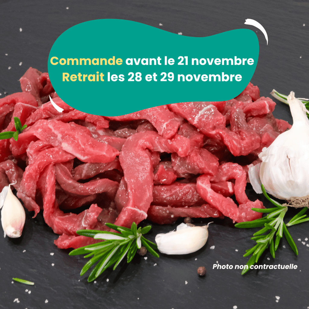 PRÉCOMMANDE Sauté de Boeuf bourguignon (1kg) Domaine des Tuileries vrac-zero-dechet-ecolo-toulouse