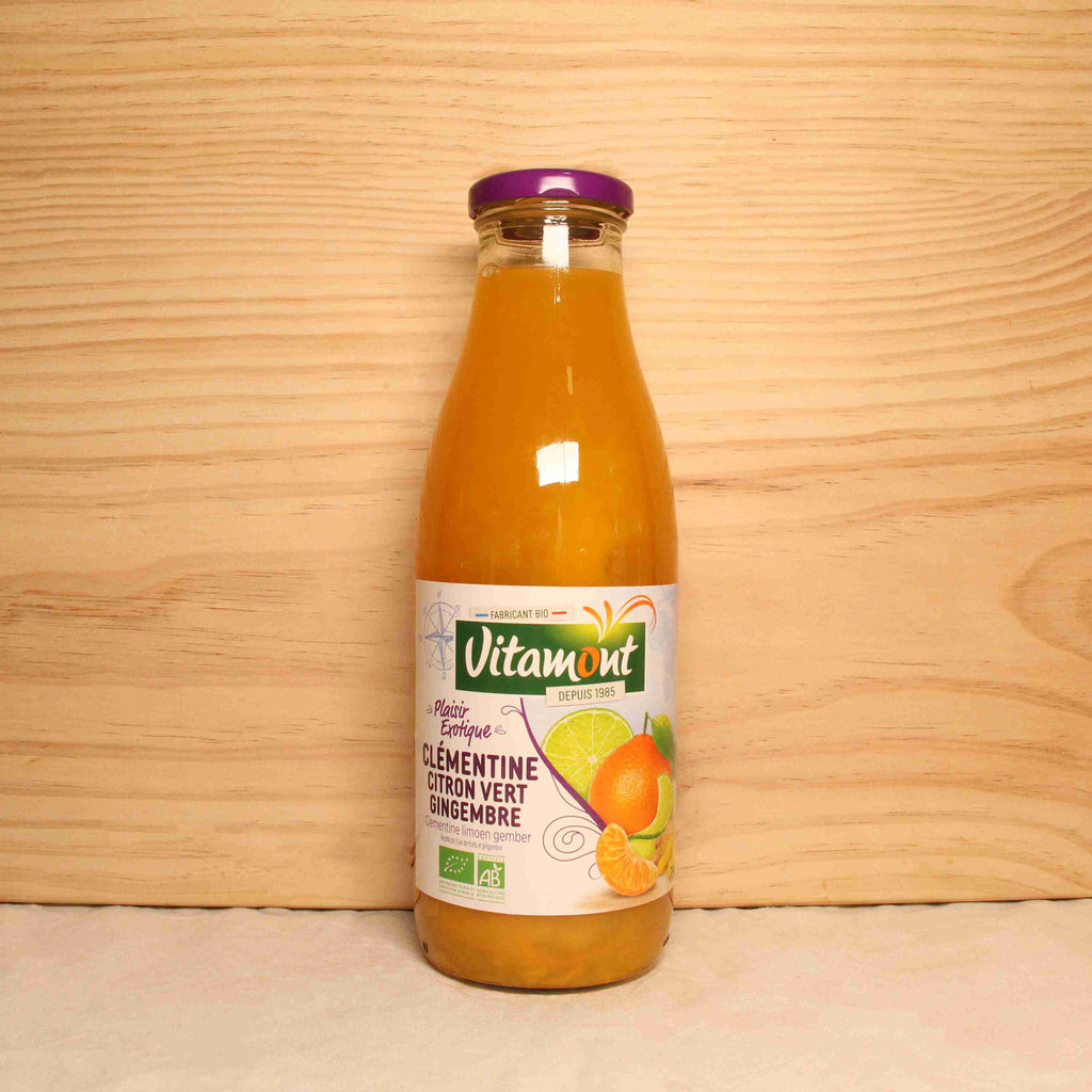 Pur jus clémentine citron vert gingembre BIO - 75cl Vitamont vrac-zero-dechet-ecolo-toulouse
