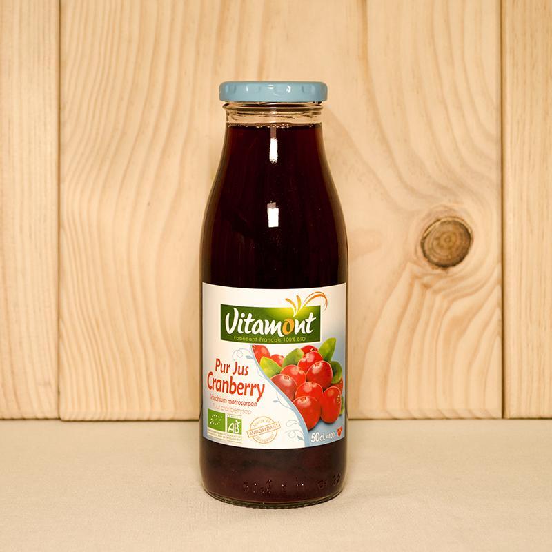 Pur jus de Cranberry BIO - 50cl - ANTIGASPI Vitamont vrac-zero-dechet-ecolo-toulouse