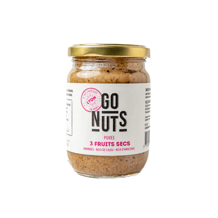 Purée 3 fruits secs BIO - 250g Go Nuts vrac-zero-dechet-ecolo-toulouse