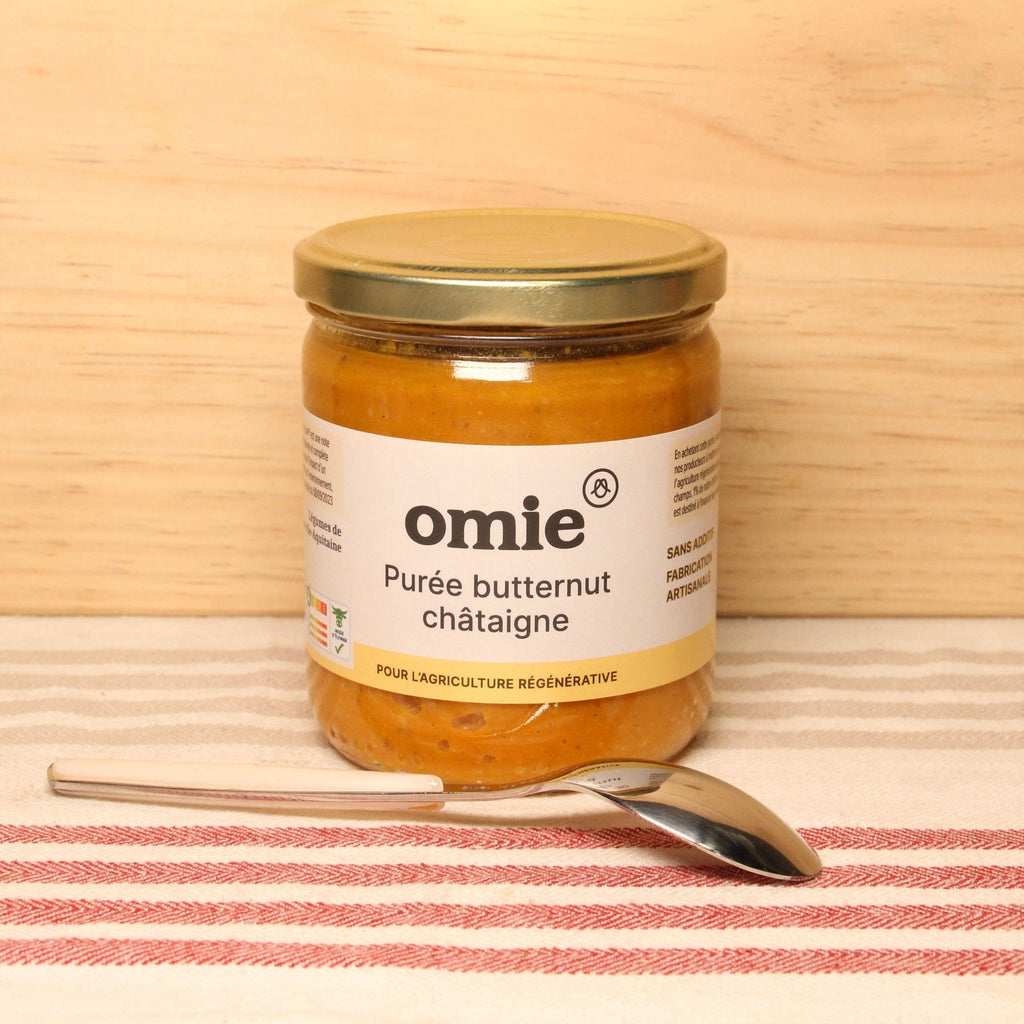 Purée butternut châtaigne Bio - 380g Omie vrac-zero-dechet-ecolo-toulouse