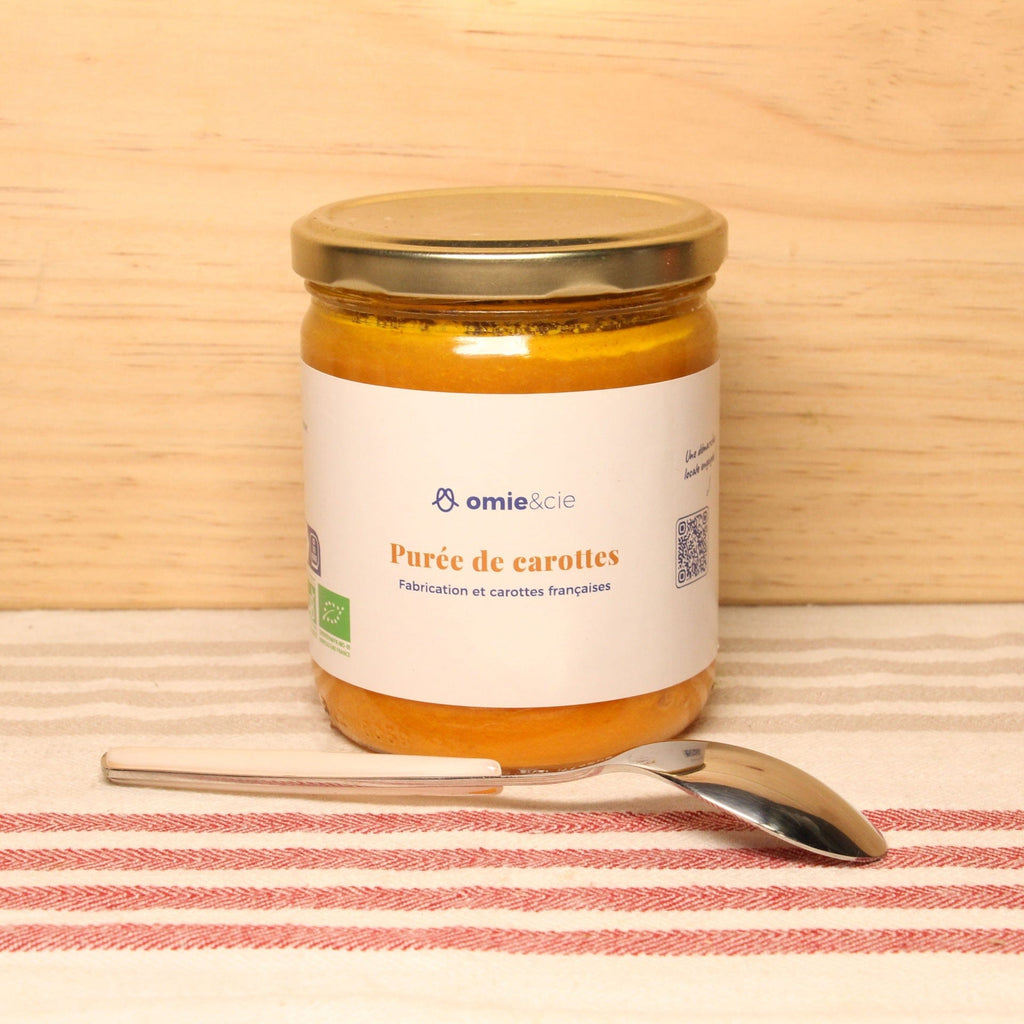 Purée de carottes des Charentes Bio - 380g Omie vrac-zero-dechet-ecolo-toulouse