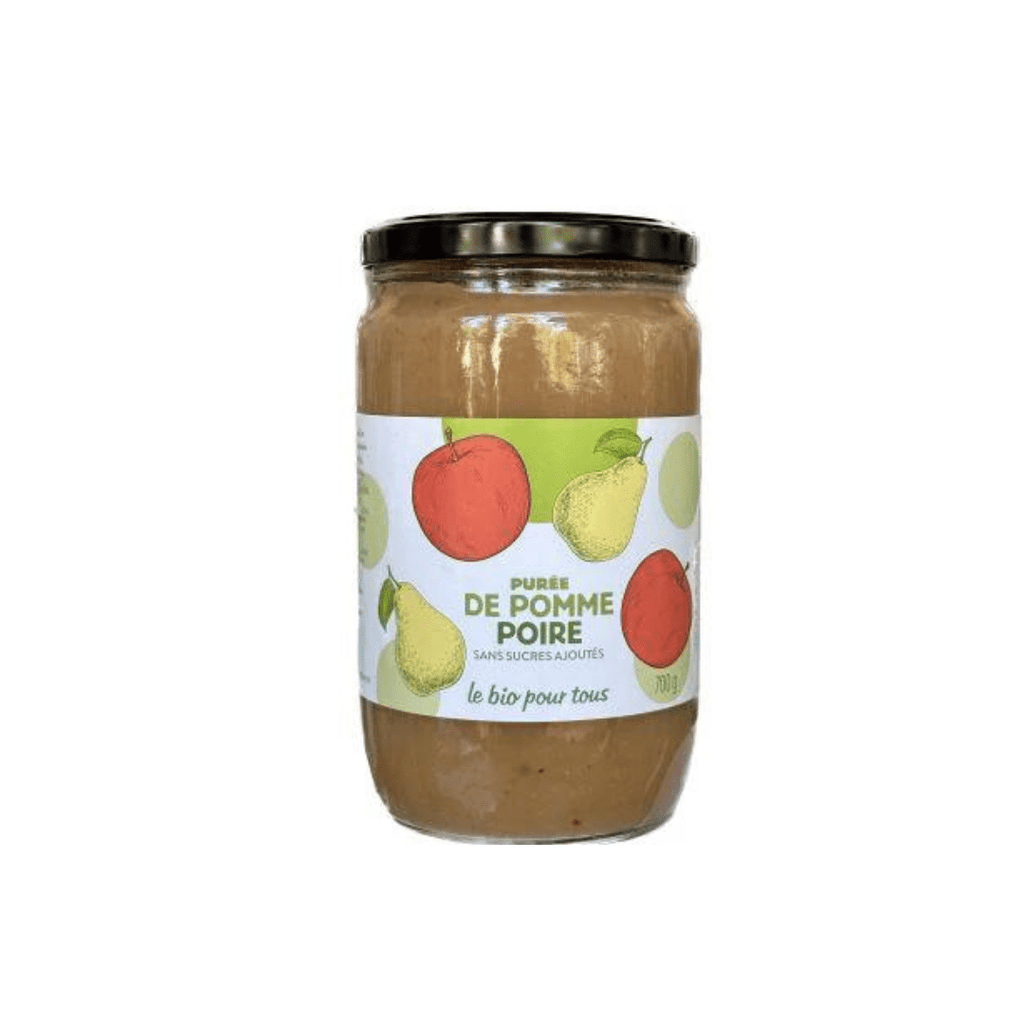 Purée de pomme poire BIO - 700g Le bio pour tous vrac-zero-dechet-ecolo-toulouse