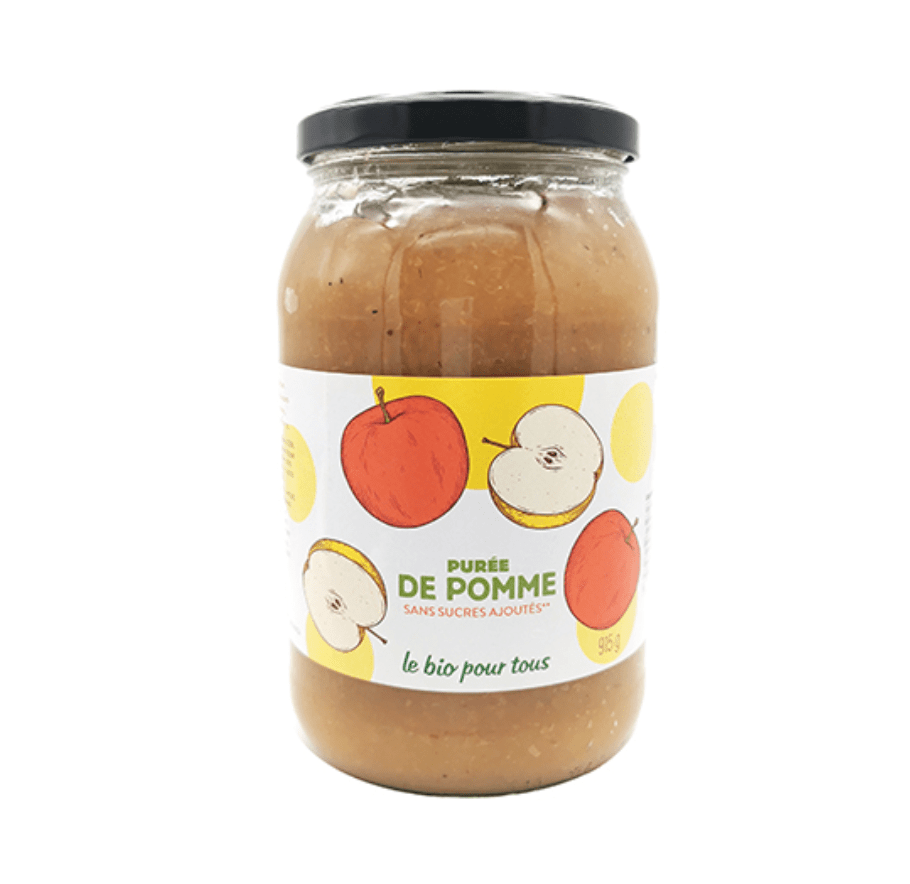 Purée de pommes BIO - 915g Le bio pour tous vrac-zero-dechet-ecolo-toulouse