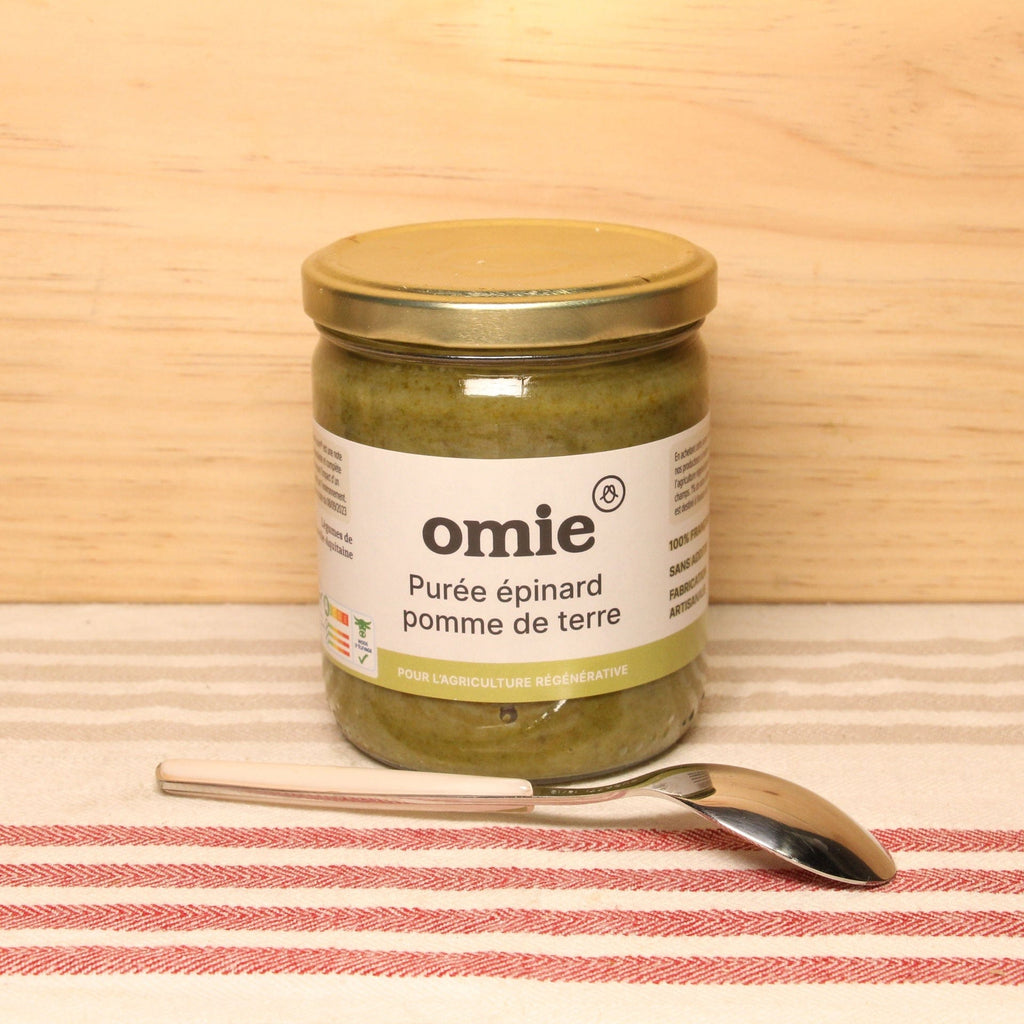 Purée épinard pomme de terre Bio - 380g Omie vrac-zero-dechet-ecolo-toulouse