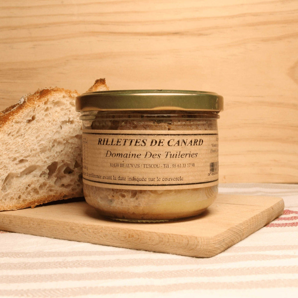 Rillettes de canard au foie gras - 120 g Domaine des Tuileries vrac-zero-dechet-ecolo-toulouse