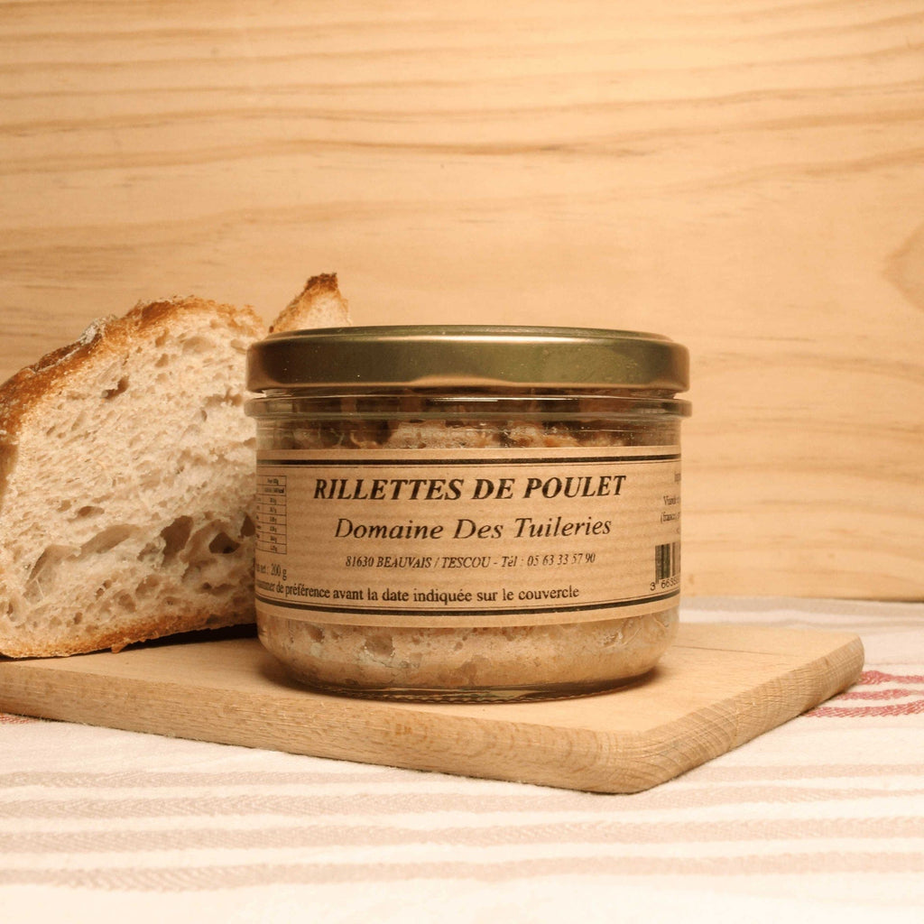 Rillettes de poulet - 200g Domaine des Tuileries vrac-zero-dechet-ecolo-toulouse