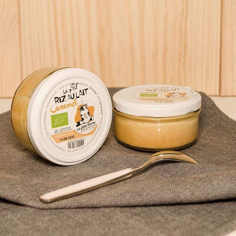 Riz au lait caramel BIO - 160g La p'tite ferme vrac-zero-dechet-ecolo-toulouse